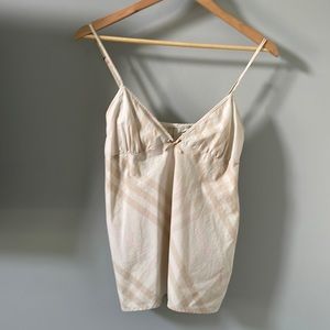Burberry Women’s cami / tank top. So versatile, dress up or down! Size M